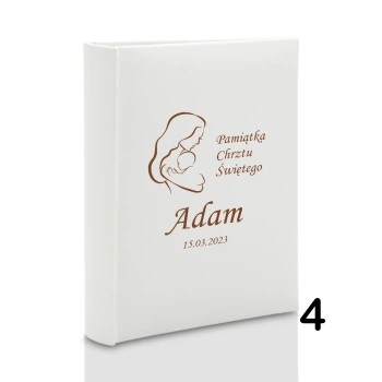 Album na chrzest, wsuwany, 50 zdjęć 15X21, personalizowany, 12 wzorów